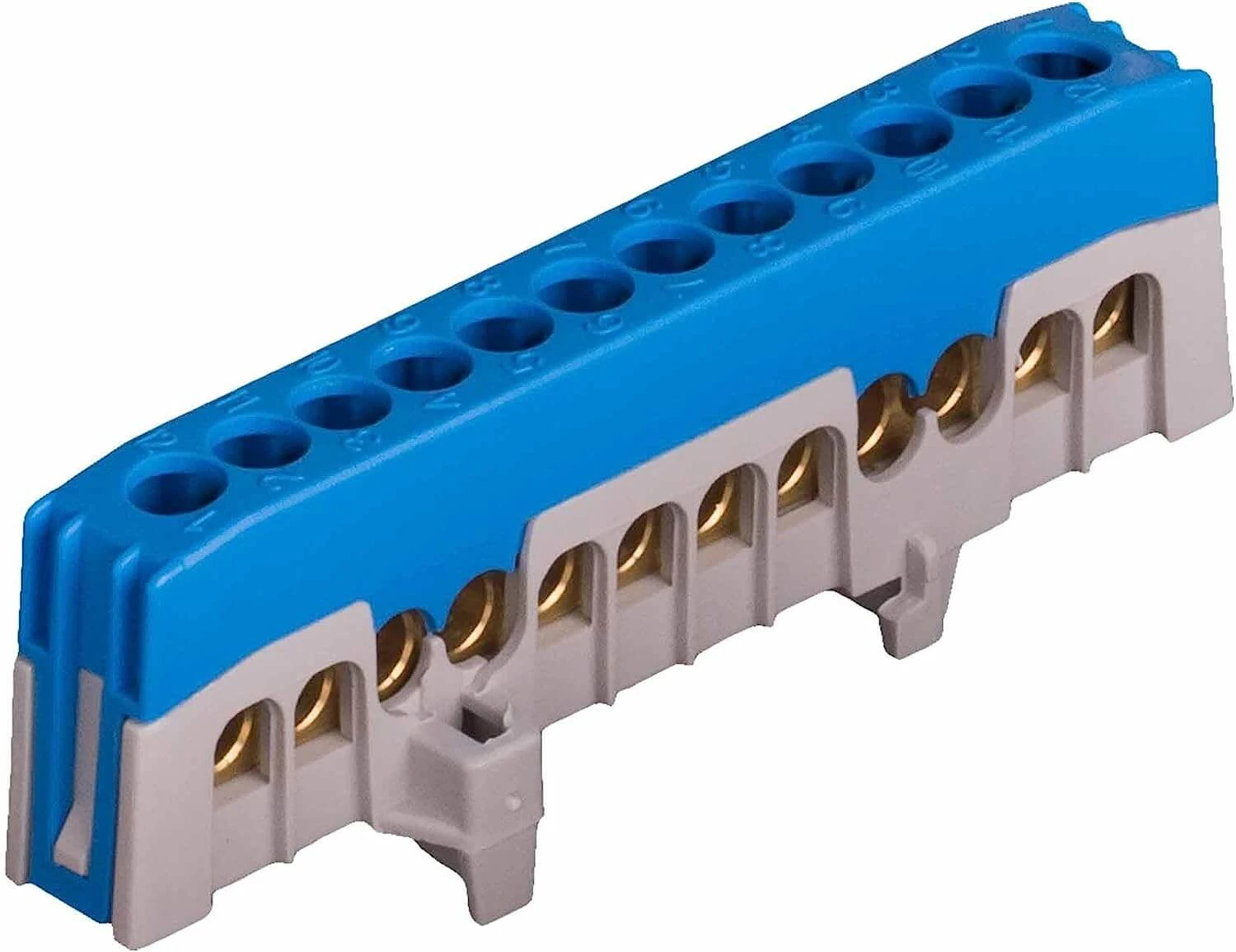 Kalapsínre rögzíthető sorkapocs, 12x16mm2 kék N12-F2 ( 2020269 )